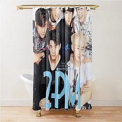 2 PM Kpop Comeback Shower Curtain