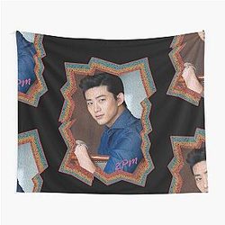 Ok Taecyeon 2PM Korean K-pop Retro Color Oil Paint Design Tapestry