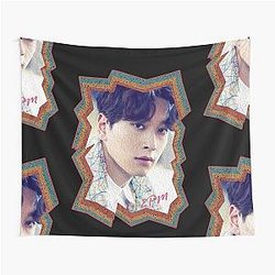 Hwang Chansung 2PM Korean Kpop Retro Color Oil Paint Design Tapestry