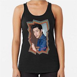 Ok Taecyeon 2PM Korean Kpop Retro Color Oil Paint Design Racerback Tank Top