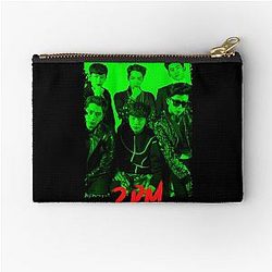 2PM Kpop Group Members Green Kpop RGB Color Design Zipper Pouch