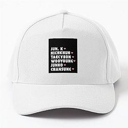 2PM Kpop Group Design BLACK Baseball Cap