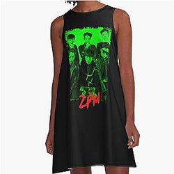 2PM K-pop Group Members Green K-pop RGB Color Design Dress