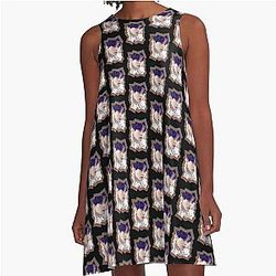 Hwang Chansung 2PM Korean Kpop Retro Color Oil Paint A-Line Dress