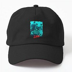 2PM Kpop Group Members Blue Kpop RGB Color Design Dad Hat