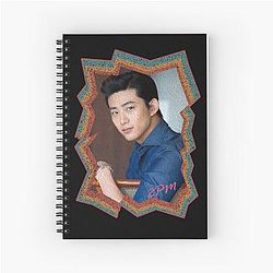 Ok Taecyeon 2PM Korean Kpop Retro Color Oil Paint Design Notebook