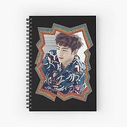 Nichkhun Horvejkul 2PM Korean Kpop Retro Colour Oil Paint Design Spiral Notebook