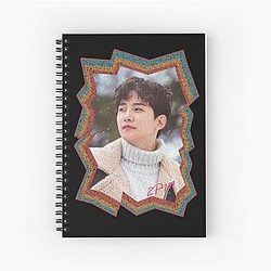 Lee Junho 2PM Korean Kpop Retro Color Oil Paint Spiral Notebook