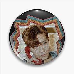 Kim Minjun 2PM Jun K Korean Kpop Color Paint Oil Design Pin