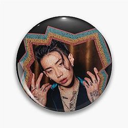 Park Jaebeom 2PM Jay Park Korean Kpop Retro Color Oil Paint Design Pin