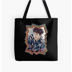 Nichkhun Buck Horvejkul 2PM Korean Kpop Retro Color Oil Paint Design Tote Bag