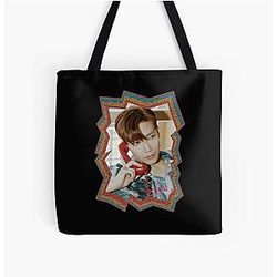 Kim Minjun 2PM Jun K Korean K-pop Retro Color Oil Paint Design Tote Bag