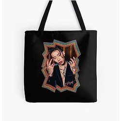 Park Jaebeom 2PM Jay Park Korean K Pop Retro Color Oil Paint Design Tote Bag