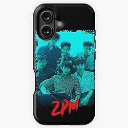 2PM Kpop Group Members Blue iPhone Tough Case