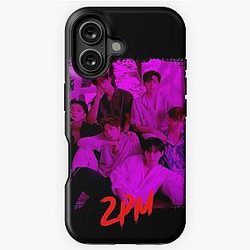 2PM Kpop Group Members Purple RGB iPhone Tough Case