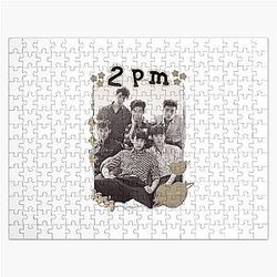 2PM Korean Group Actor Collage Cozy Y2K Vintage Design Kpop Jigsaw Puzzle