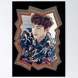 Nichkhun Buck Horvejkul 2PM Korean Kpop Retro Color Oil Paint Design Poster