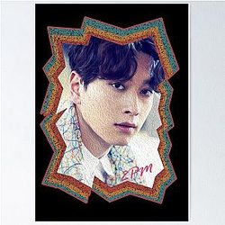 Hwang Chansung 2PM Korean Kpop Retro Oil Paint Design Poster