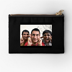 3 Idiots The World Is My Stage 3 Idiots Zipper Pouches