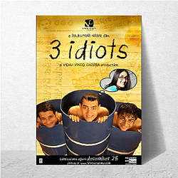 3 Idiots A True Masterpiece 3 Idiots Posters