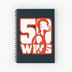 50 Cent Mayweather Money Parody Design Spiral Notebook