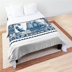 Canada 50 cent stamp Comforter