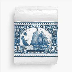 Canada 50 cent stamp Duvet Cover