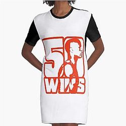 50 Cent Mayweather Money 50 Cent Parody Graphic T-Shirt Dress