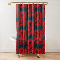 50 Wins Mayweather Money 50 Cent Parody Design Shower Curtain