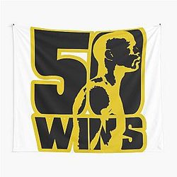 50 Wins Mayweather Money 50 Cent Parody Design Tapestry