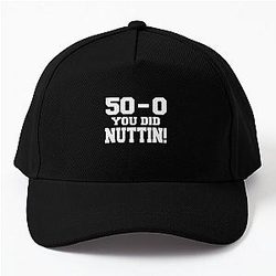 50 Wins Mayweather Money 50 Cent Parody Design Baseball Cap