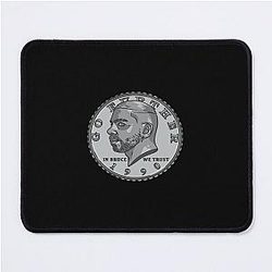 Bruce Jackson 50 Cent Coin Mouse Pad