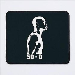 50 Wins Mayweather Money 50 Cent Parody Design Mouse Pad