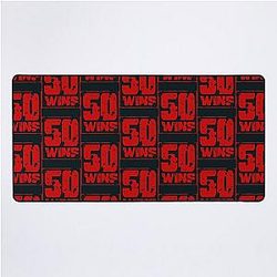 50 Wins Mayweather Money 50 Cent Parody Design Desk Mat