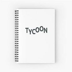 Tycoon - 50 CENT Fan Art!  Spiral Notebook