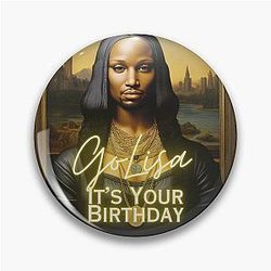 50 Cent In da club Mona Lisa Pin