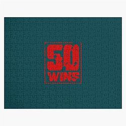 50 Wins Mayweather Money 50 Cent Parody Design Jigsaw Puzzle