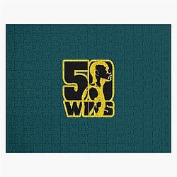 50 Wins Mayweather Money 50 Cent Parody Design Jigsaw Puzzle