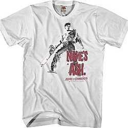 Name's Ash Army of Darkness T-Shirt Official Merch 90S3003