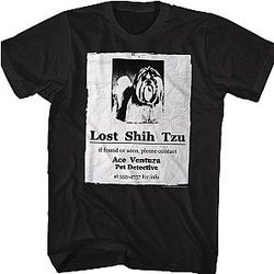 Lost Shih Tzu Ace Ventura T-Shirt Official Merch 90S3003