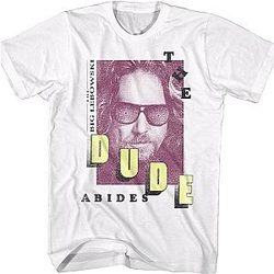 Vintage The Dude Abides Big Lebowski T-Shirt Official Merch 90S3003