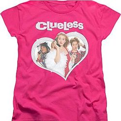 Womens Heart Clueless Shirt Official Merch 90S3003