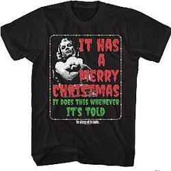 It Has A Merry Christmas Silence Of The Lambs T-Shirt Official Merch 90S3003