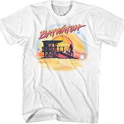 Airbrush Baywatch T-Shirt Official Merch 90S3003
