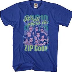 It's All About The Zip Code Beverly Hills 90210 T-Shirt Official Merch 90S3003