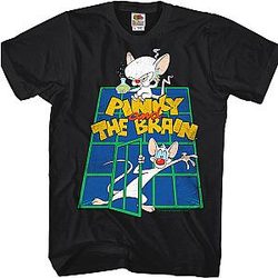 Pinky And The Brain Out Of The Cage Animaniacs T-Shirt Official Merch 90S3003