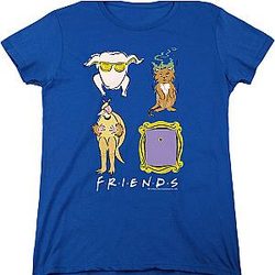Womens Symbols Friends Shirt Official Merch 90S3003