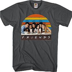 Retro Friends T-Shirt Official Merch 90S3003