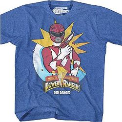Youth Red Ranger Mighty Morphin Power Rangers Shirt Official Merch 90S3003