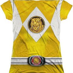 Ladies Yellow Ranger Sublimation Shirt Official Merch 90S3003